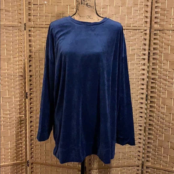 Woman Within Tops - Woman Within Velour Top 30/32 NWT